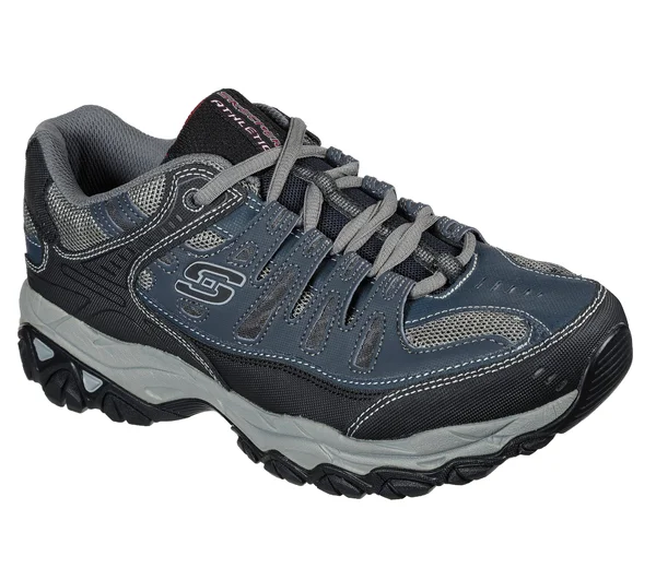 Skechers Men's After Burn - Memory Fit Sneakers, Navy, 10.5