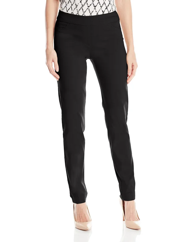 Pull on Narrow Leg Pant - Black 18, Black