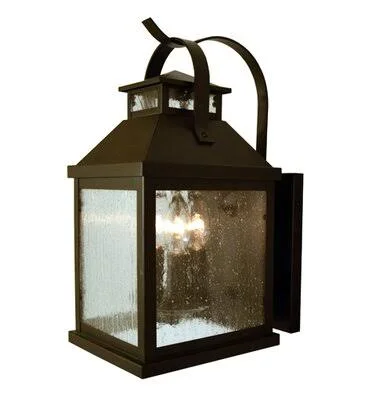 Bungay 3-Light Outdoor Wall Lantern Arroyo Craftsman Color: Bronze - Shade Color: White Opalescent