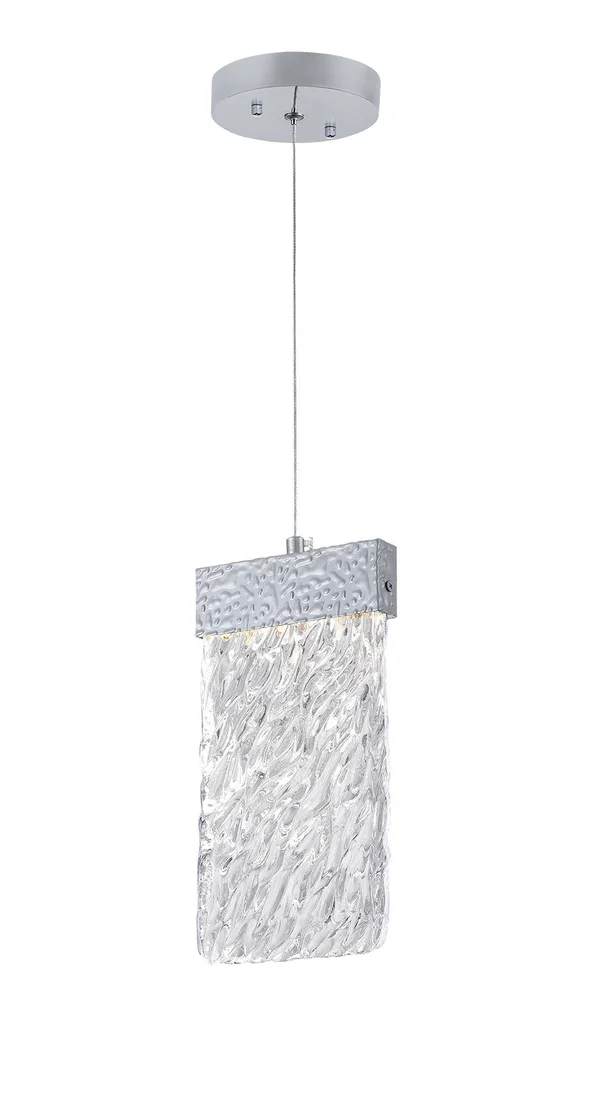 CWI Lighting 1090P5-1-269-B Carolina LED Pendant with Pewter Finish
