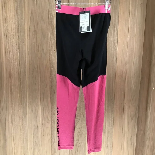 Mons Royale Christy Leggings Pink/Black, Xs, New
