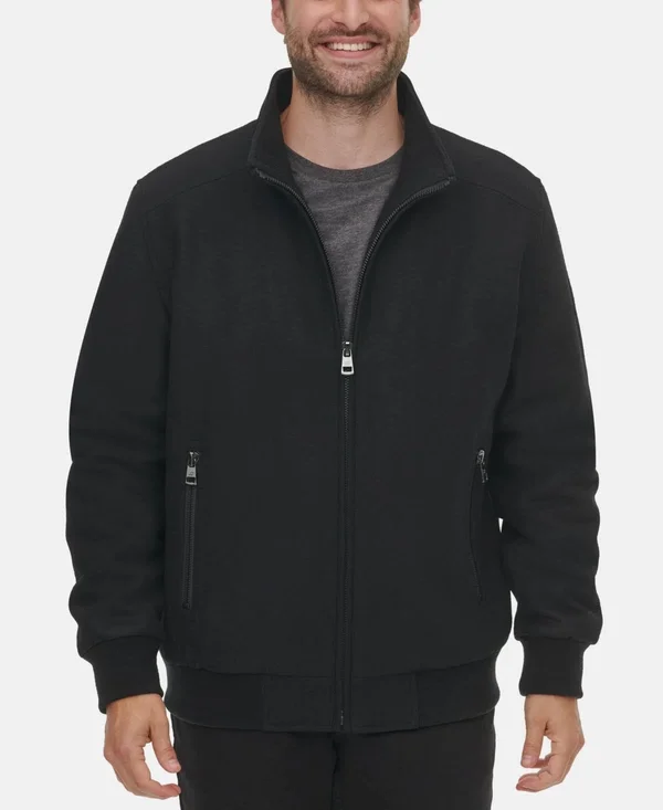 Calvin Klein Men's Bomber Coat 9447334 - Xs, Black