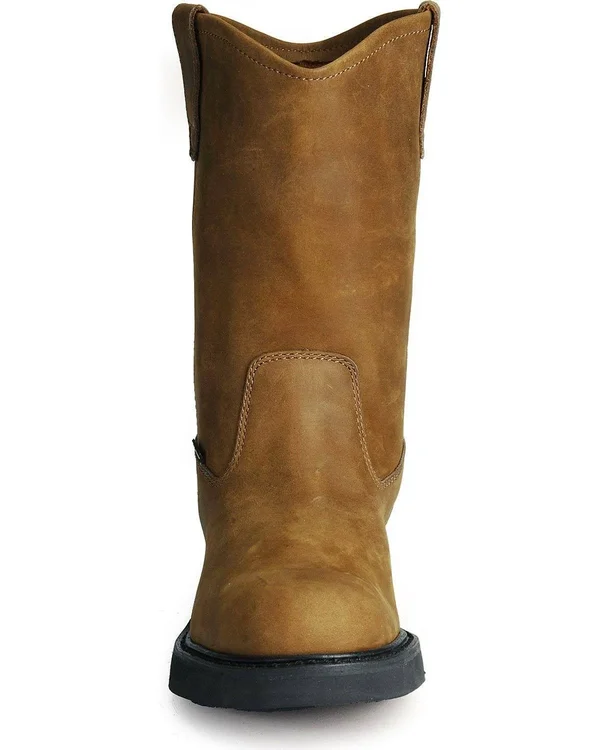 Wolverine Men's Ingham Durashocks Wellington Work Boot Brown, 14, M