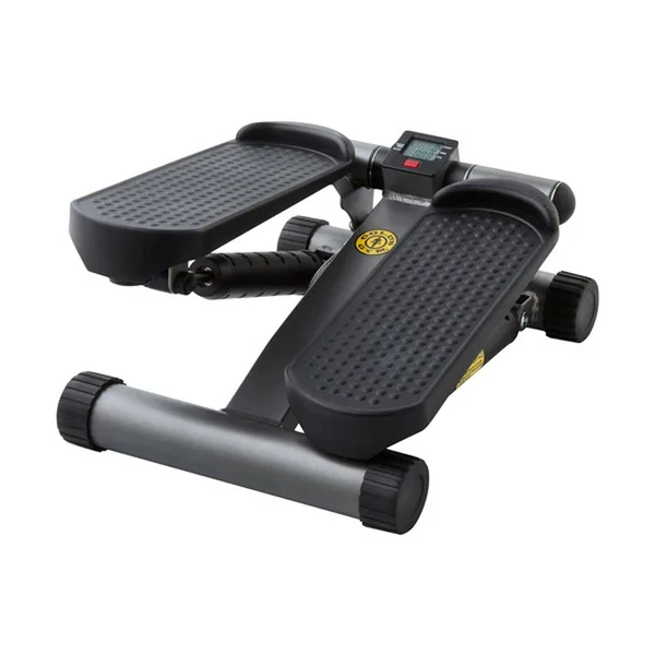 Gold&s Gym Mini Stepper with Monitor - Gray