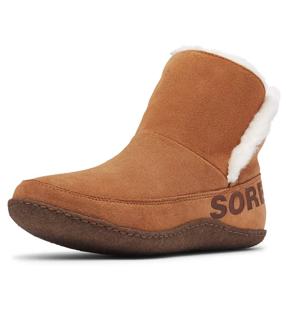 Sorel Women's Nakiska Bootie - 8 - Camel Brown