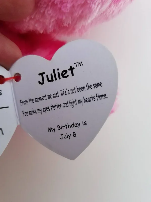 Ty Juliet Pink Penguin Medium