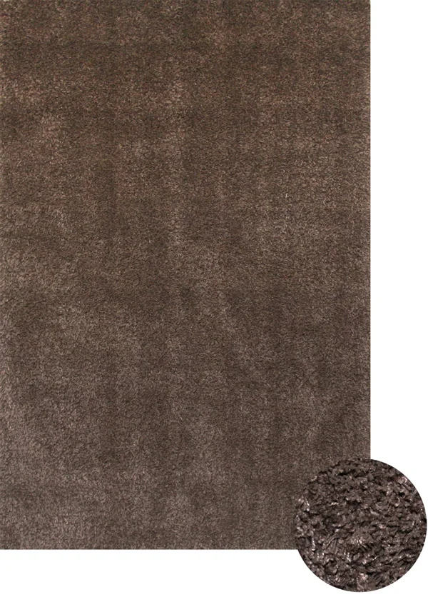 Abacasa Comfort Shag Chocolate Area Rug