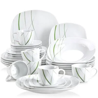 Aviva 30 Piece Dinnerware Set - Service for 6 Malacasa