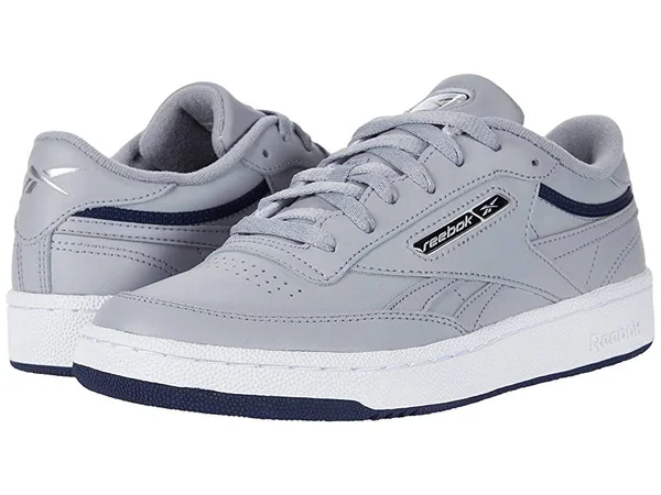 Reebok Unisex Club C Revenge Men's Shoes in Cool Shadow/Collegiate Navy/White Size M 12.5, W 14 - Court Shoes