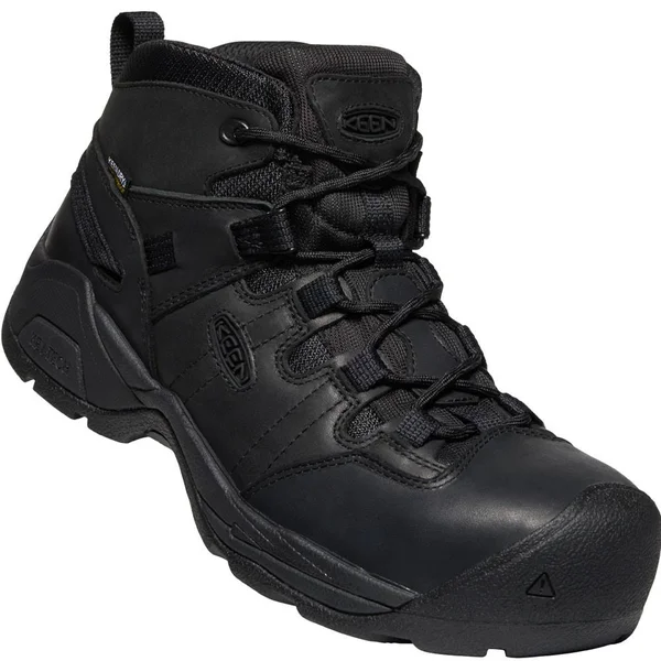 Keen Utility Detroit XT+ Mid Carbon Fiber Toe Men's Work Boots Black/Black : 10.5 D - Medium