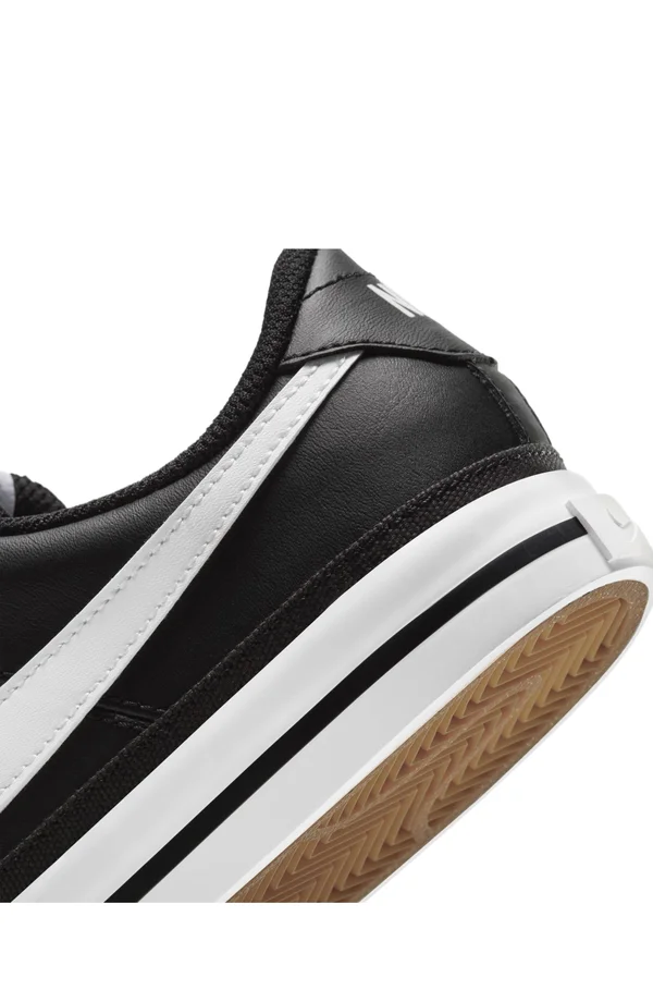 Nike Court Legacy Black/White Grade School Kids& Shoes, Size: 4