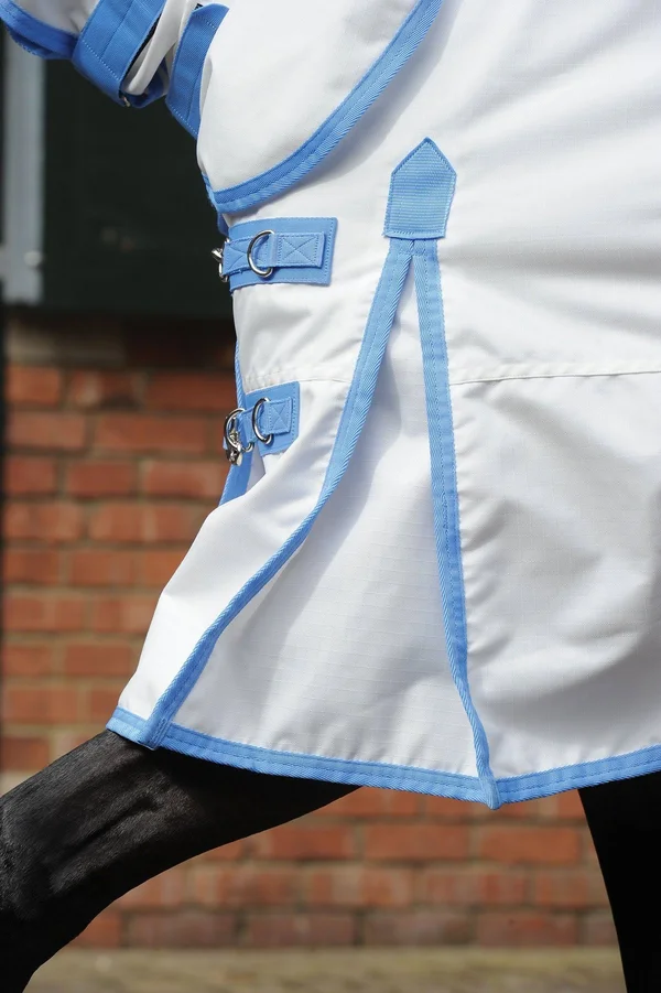 Weatherbeeta Sweet Itch Shield Combo Neck White - Blue
