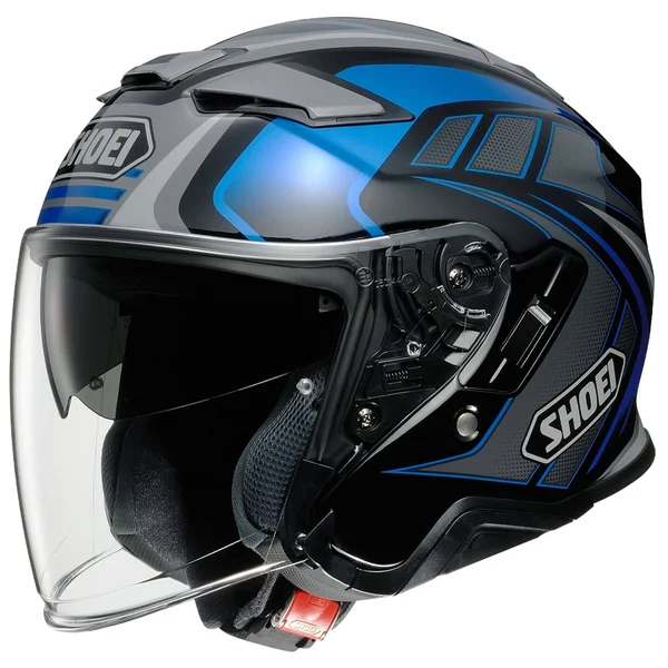 Shoei J-Cruise 2 Aglero Tc2 Open Faced Helmet (Grey|Blue)