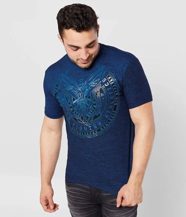 American Fighter Porter T-Shirt - Blue XX-Large - Men's