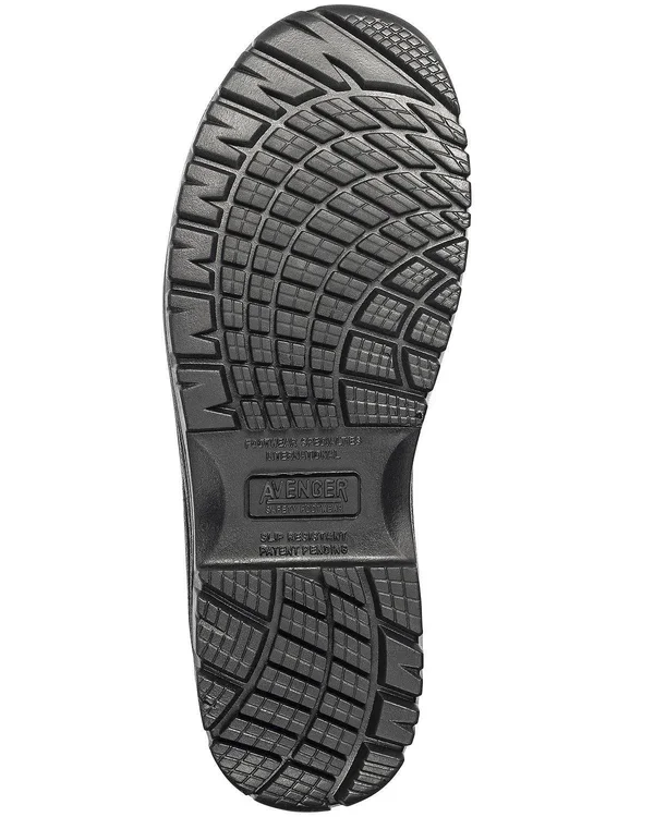 Avenger Waterproof Slip-On Composite Toe 9 Men's Brown