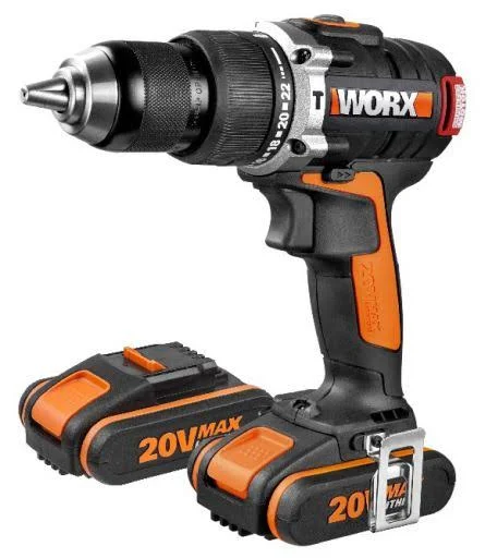 Worx Hammer Drill - 2 Batteries 20V - 2 - 0ah - Li-ion WX373