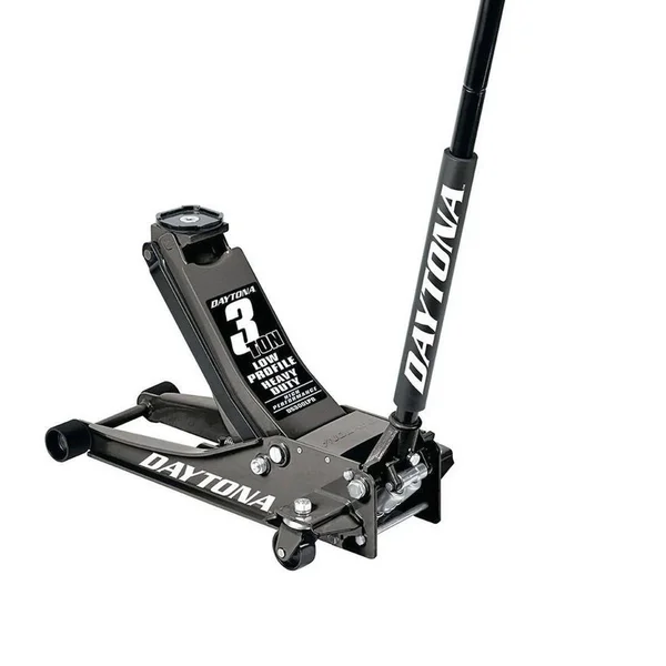 Daytona 3 Ton Low Profile Professional Rapid Pump Floor Jack - Black
