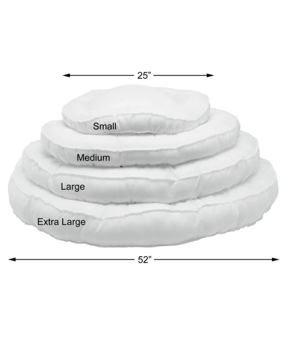 Premium Dog Bed Replacement Mattress Insert - Round White, L.L.Bean