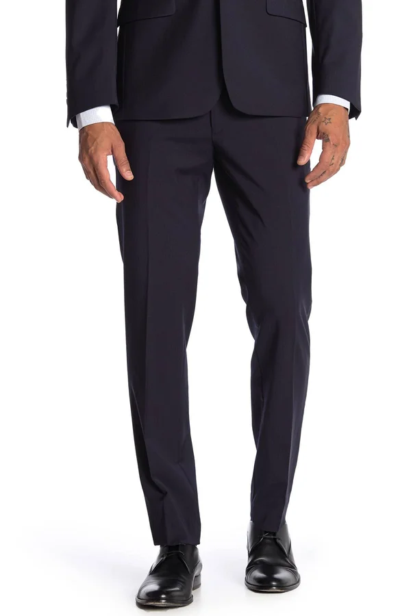 Calvin Klein Navy Solid Navy Suit SEPARATE Pants