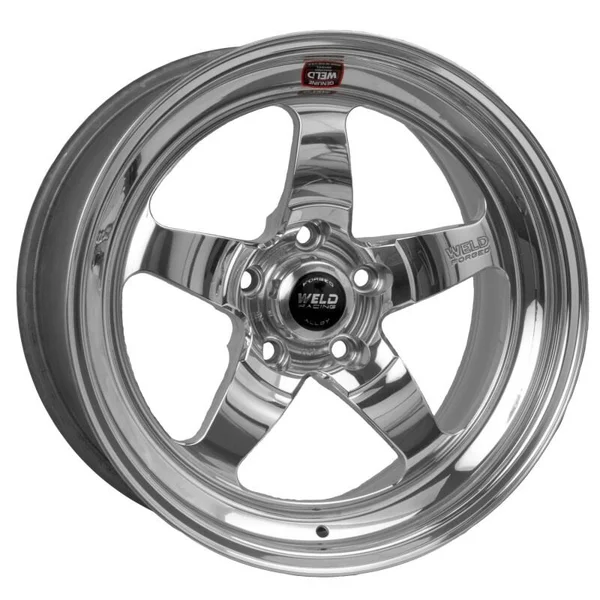 Weld S71 17x6 - 5x4.75 BP, 2.9in. BS Polished Wheel (Low Pad) - Non-Beadlock - 71LP7060B30A