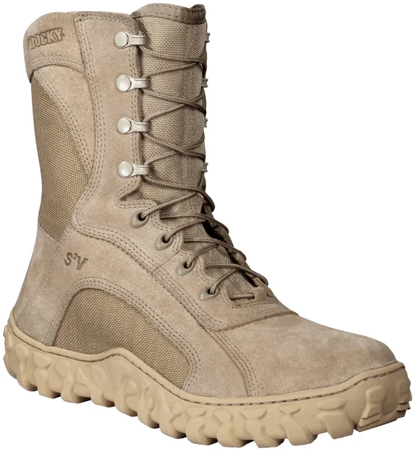 Rocky Tactical Boots Mens S2V GTX Waterproof Desert Tan Fq00101-1, Beige