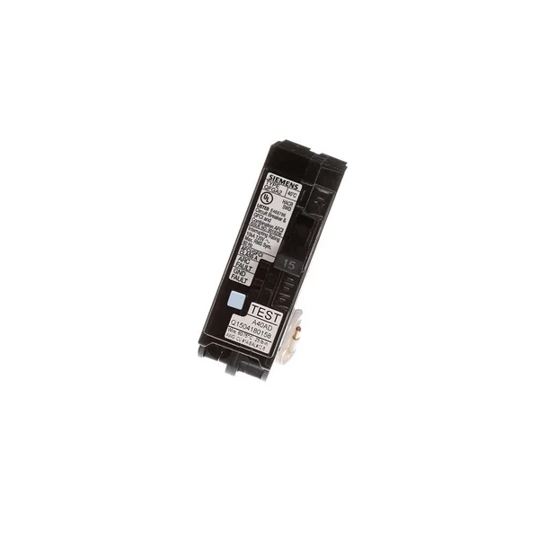 Siemens Q115DF 15-Amp AFCI/GFCI Dual Function Circuit Breaker - Plug on Load Center Style
