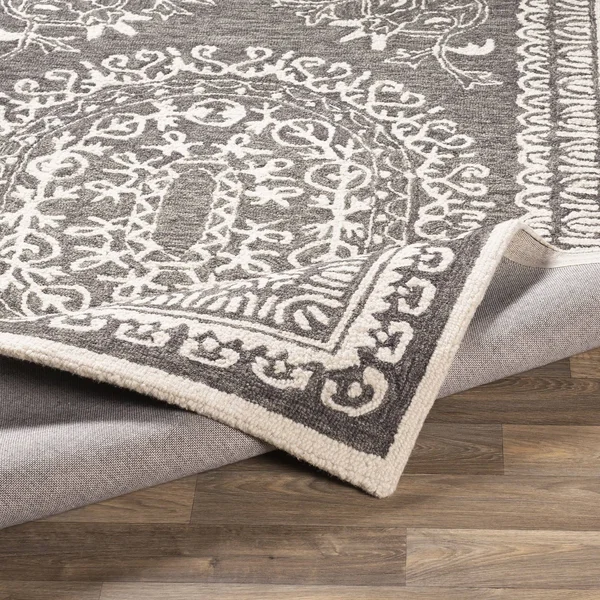 Surya Newcastle NCS-2305 Black Area Rug 8& x 10&
