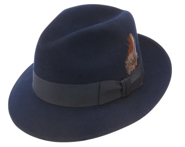 Stetson Saxon Fur Felt Fedora Hat: Size: 7 1/2 Midnight