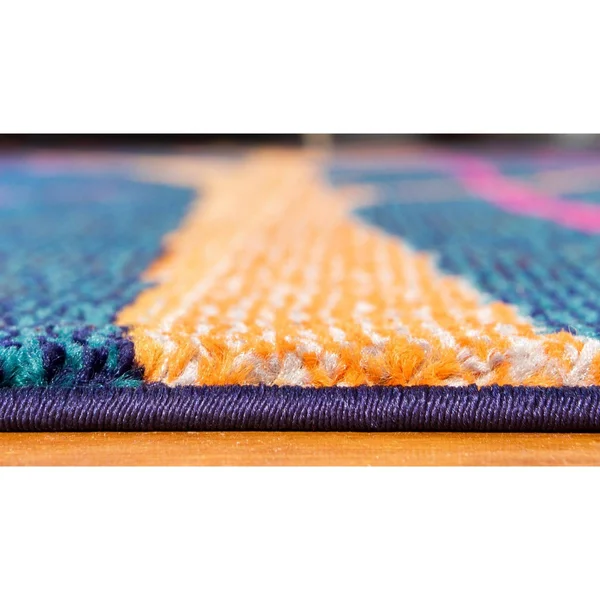 Unique Loom Collserola Estrella Area Rug - 10& 6 x 16& 5 (Blue)