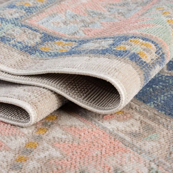 Unique Loom Whitney Geneva Area Rug - 10& 0 x 14& 0 - Powder Pink