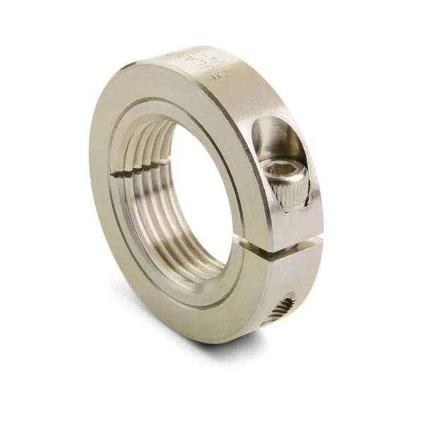 Ruland TCL-36-12-SS-LH - 2 1/4x22 - 12 TPI Left Hand Threaded Shaft Collar, 303 Stainless Steel, One-Piece Clamp Style, 3 1/4x22