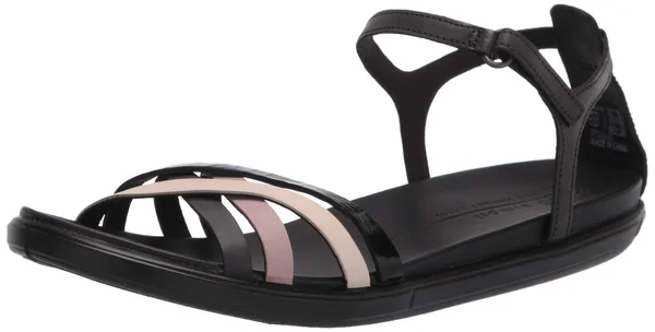 Ecco Simpil Womens Ankle Sandal Size 5 Multicolor Black