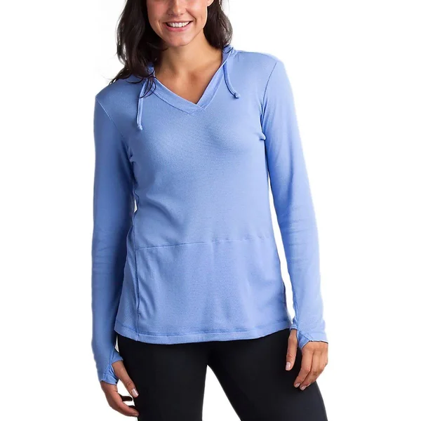 ExOfficio Women's BugsAway Lumen Hoody, Cornflower
