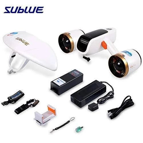 Sublue Whiteshark Mix Underwater Scooter Dual Motors, Action Camera Compatible, Water Sports Swimming Pool Scuba Diving for Kids