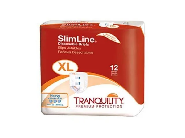 Tranquility 2134 Slimline Disposable Fitted Brief-Extra Large-72/Case