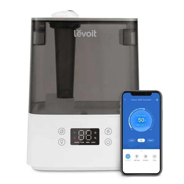 Levoit Cool Mist Humidifiers for Bedroom, 6L Smart WiFi Top Fill Ultrasonic Air