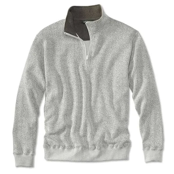 Men's Ultra-Ragg Zipneck Sweatshirt, Deep Navy, Size XX Large, Orvis