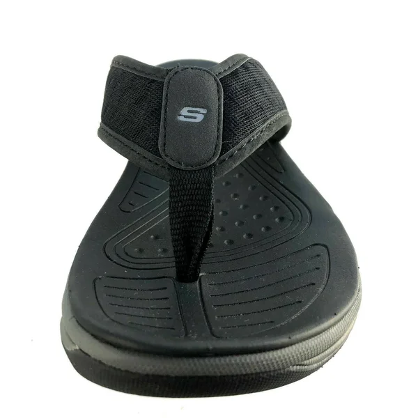 Skechers Men's Relaxed Fit Ridgewell Sandgo Flip Flop, Black