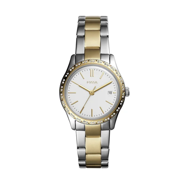 Fossil Women's Adalyn Three-Hand Two-Tone Stainless Steel Watch - 2T Silver/Gold