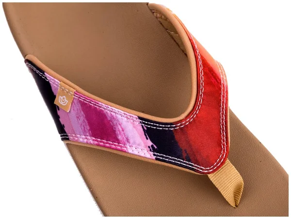 Spenco Orthotic Thong Sandal- Yumi Monet - Size 12 Wide, Sunset