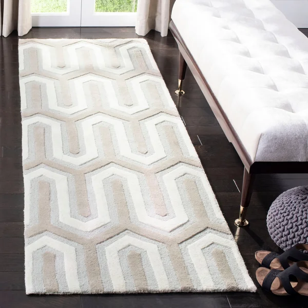Safavieh Cambridge CAM351Q Gold - Grey 4& x 6& Area Rug