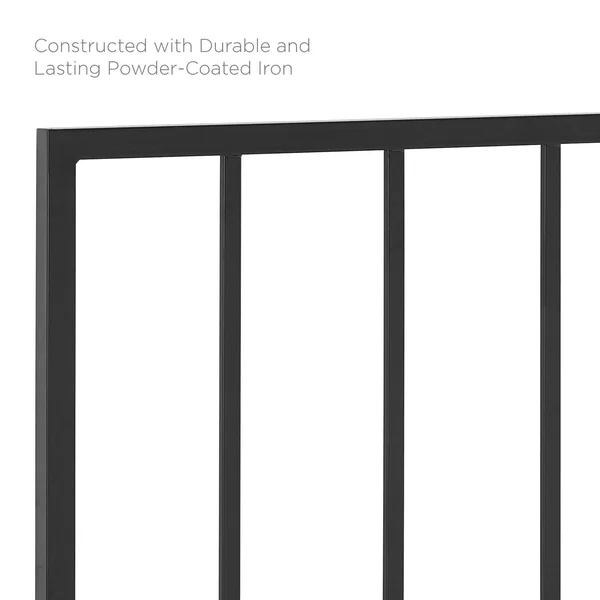 Modway Tatum King Metal Headboard - White