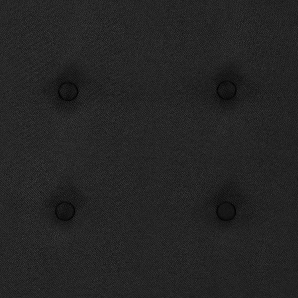 Bristol Metal Tufted Upholstered Headboard Fabric Twin Size - Black