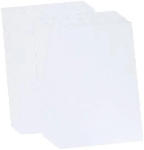 Crafter&s Companion Centura Pearl 25 Sheet A3 Pack Card - Snow White-Hint of Silver