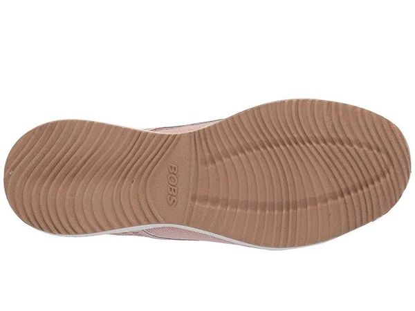 Skechers Women's Bobs Sport Squad Pocket Ace Sneaker - Blush Pink