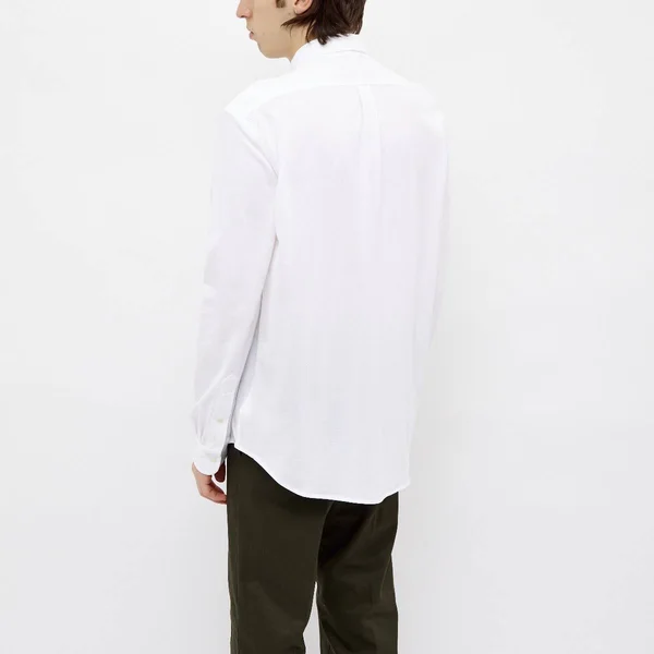 Polo Ralph Lauren Button Down Oxford Pique Shirt White