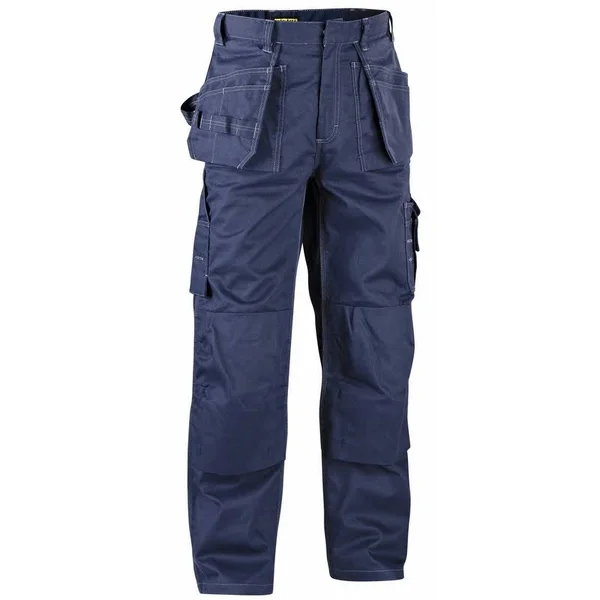 Blaklader 1636 FR Cargo Pants with pockets for removable knee pads - 36 Waist x 36 Inseam, Navy
