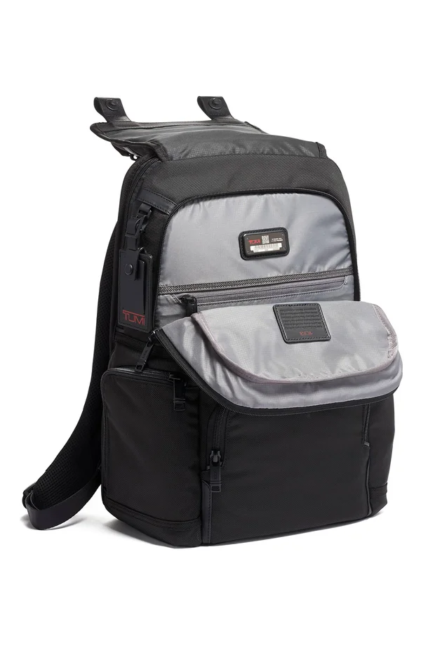 Tumi - Alpha 3 - Flap Backpack Black