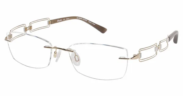Line Art XL 2020 Eyeglasses - GW Gold White