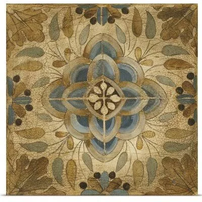 &Petite Tiles II& by Liz Jardine Painting Print Bungalow Rose Size: 12x22 H x 12x22 W x 1.5x22 D, Format: Canvas